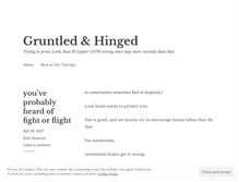 Tablet Screenshot of gruntledandhinged.com